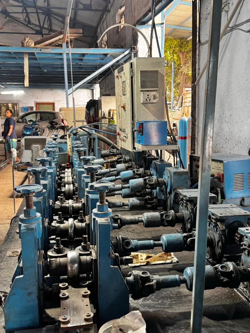 SS tube roll forming mill at Ruby Infra